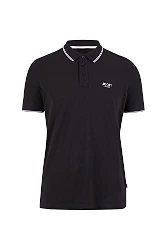 Joop! Jeans Herren Polo Shirt Agnello Piqué, Schwarz, M von Joop!