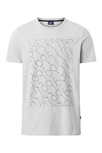 Joop! Jeans Herren Rundhals T-Shirt mit Logo-Druck, Farbe:grau, Größe:XXXL von Joop!