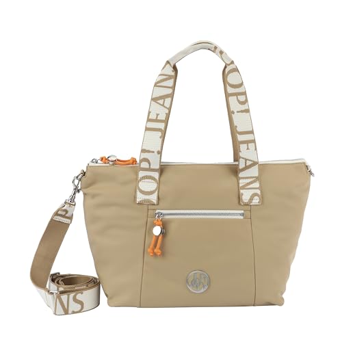 Joop! Jeans - janita lietissimo Shopper für Damen in Beige, Maße 32,5x29x19 cm von Joop!