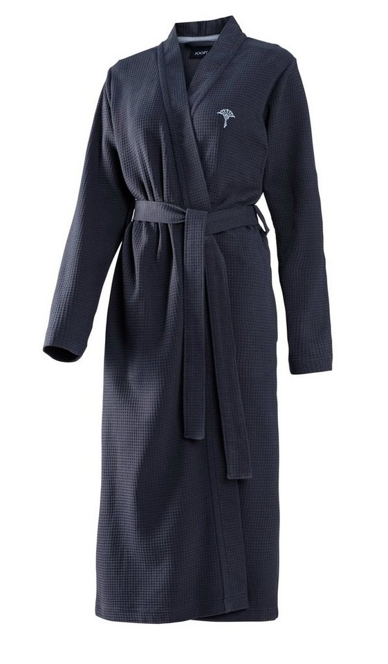 Joop! Kimono JOOP! Kimono 1657 leichter Damen Kimono Bademantel Uni Piqué, Kimono-Kragen, Gürtel, mit gesticktem Logo von Joop!