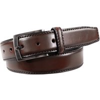 Joop! Ledergürtel mit gesteppter Seitennaht in 85 von Joop!