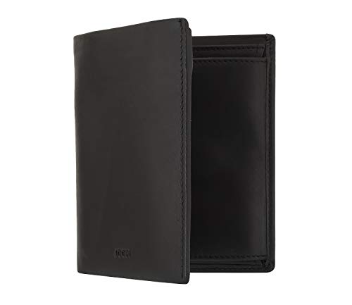 Joop! Loreto Ladon Herren Geldbörse Leder RFID 9,5 cm,Schwarz,L 9,5 x B 2 x H 12 cm von Joop!