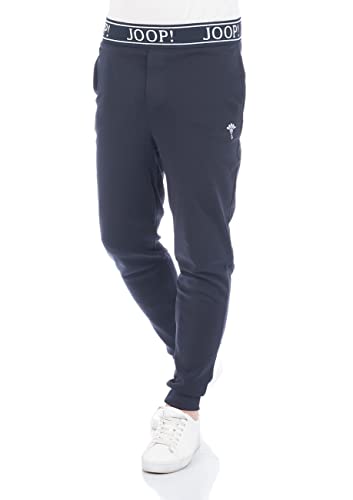 Joop! Loungehose Long Pant J221LW007 S-3XL Schwarz Grau Blau 100% Baumwolle, Größe:S, Farbe:Navy 405 von Joop!