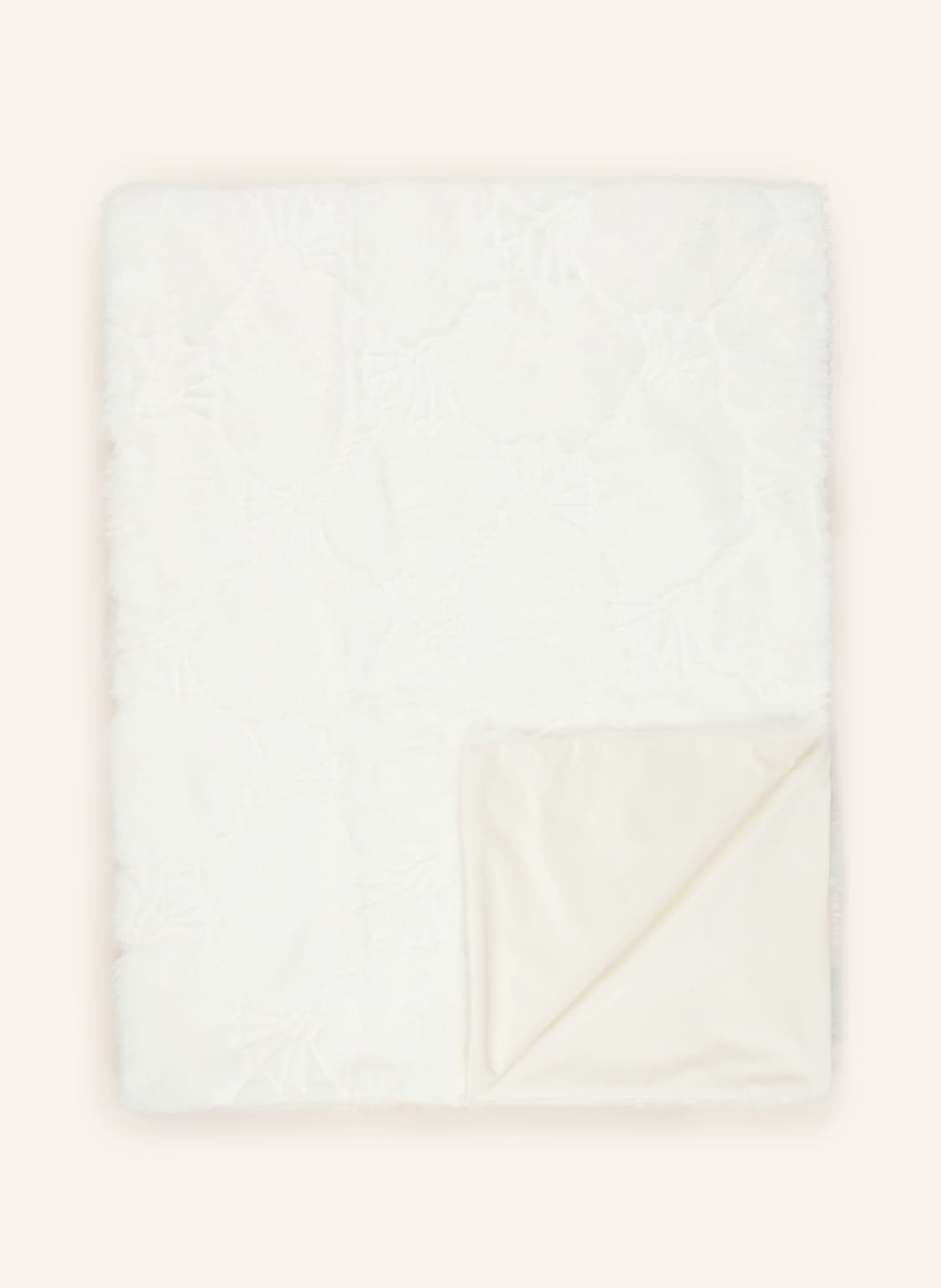 Joop! Plaid J!Cozy Aus Kunstfell weiss von Joop!