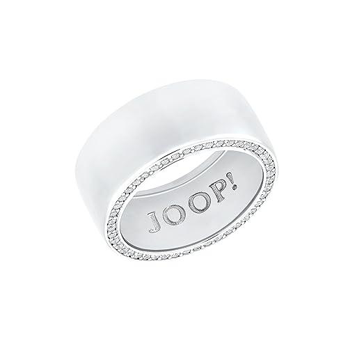 Joop! Ring 925 Sterling Silber Damen Ringe, mit Zirkonia synth., Silber, Kommt in Schmuck Geschenk Box, 2036789 von Joop!