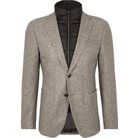 Joop! Sakko aus einer Wollmischung mit Steppblende, Slim Fit in 102 von Joop!