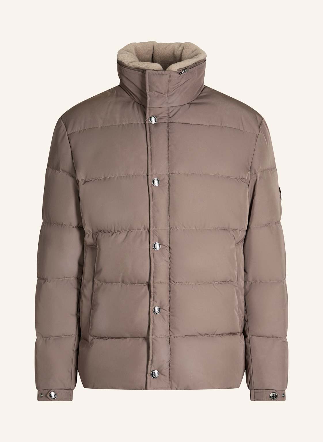 Joop! Steppjacke Newton Mit Abnehmbarem Kunstfell beige von Joop!