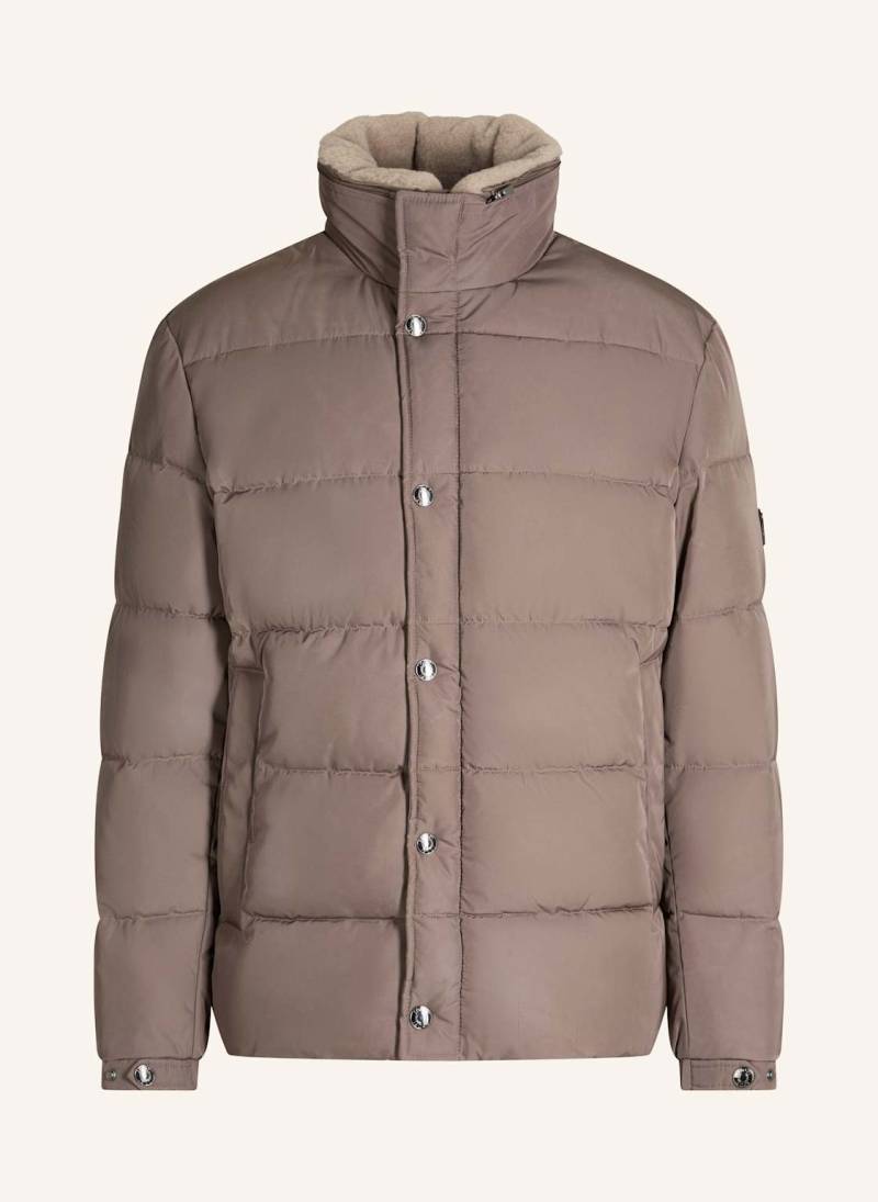 Joop! Steppjacke Newton Mit Abnehmbarem Kunstfell beige von Joop!