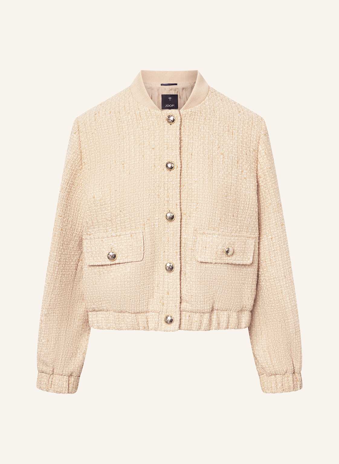 Joop! Tweed-Blouson Jewel Mit Glitzergarn beige von Joop!