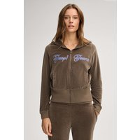 Kapuzen-Sweatjacke Torina in Khaki von Joop!