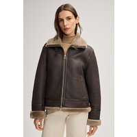 Lammfelljacke in Dunkelbraun von Joop!