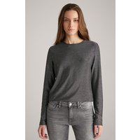 Lurex-Blusenshirt in Grau-Glitzer von Joop!