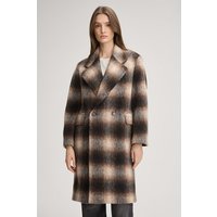 Mantel Caro in Schwarz/Braun gemustert von Joop!