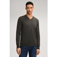 Merinowoll-Pullover Damien in Dunkelgrün von Joop!