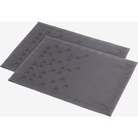 Platzset Faded Cornflower 2er Pack in Graphit - 2er Set, 36 x 48 cm von Joop!