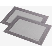 Platzsets JOOP! Signature - 2er Set in Platin, 36 x 48 cm von Joop!