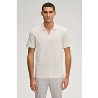 Poloshirt Cleison in Offwhite strukturiert von Joop!
