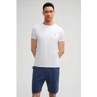Pyjama-Set in Weiß/Blau gestreift von Joop!