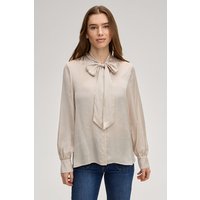 Satinbluse in Hellbeige von Joop!