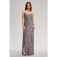 Satinkleid Delci in Hellblau/Braun von Joop!