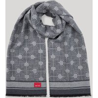 Schal Lando in Anthrazit/Hellgrau gemustert von Joop!