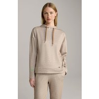 Scuba-Hoodie in Beige gemustert von Joop!