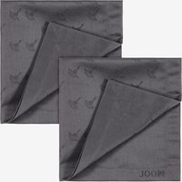 Serviette Faded Cornflower 2er Pack in Graphit - 2er Set, 50 x 50 cm von Joop!