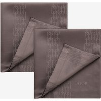 Serviette JOOP! CHAINS in Taupe - 2er Set, 50 x 50 cm von Joop!