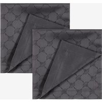 Serviette JOOP! Cornflower Allover - 2er Set 50 x 50 in Graphit von Joop!
