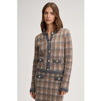 Strickjacke Kea in Braun/Grau kariert von Joop!