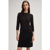 Strickkleid Klamie in Schwarz/Braun gemustert von Joop!