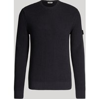 Strickpullover Harono in Dunkelblau gerippt Strickpullover Harono in Dunkelblau gerippt von Joop!