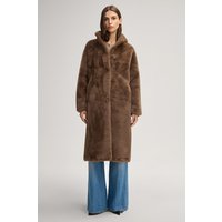 Wende-Teddy-Mantel Cim in Cognac von Joop!