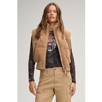 Teddy-Weste Vivian in Camel von Joop!