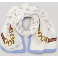 Tuch Arya in Ecru/Hellblau gemustert von Joop!