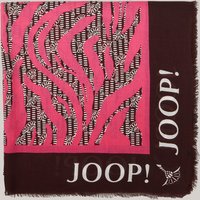Tuch in Pink/Dunkelbraun gemustert von Joop!