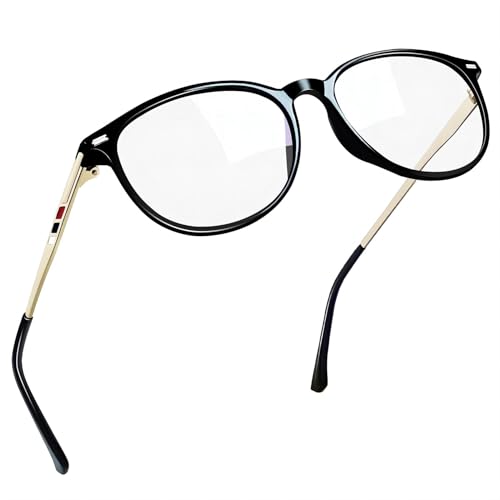 Joopin Elegante Blaulichtfilter Brille Herren ohne Stärke und Bildschirmbrille Gaming Computerbrille Blaulichtbrille Damen Blue Light Glasses für Büro (Schwarz) Joopin Elegante Blaulichtfilter Brille Herren ohne Stärke und Bildschirmbrille Gaming Computerbrille Blaulichtbrille Damen Blue Light Glasses für Büro (Schwarz) von Joopin