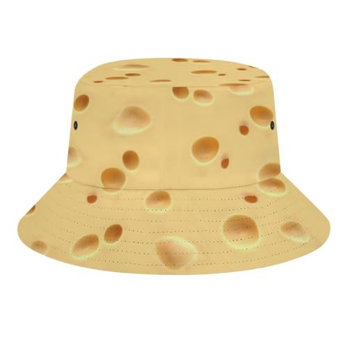 JopaJre Käseknacker-Hut für Damen und Herren, Sonnenkappe, Fischerhut, verstaubar, Strandkappe, Reisen, Outdoor, Käse, Einheitsgröße JopaJre Käseknacker-Hut für Damen und Herren, Sonnenkappe, Fischerhut, verstaubar, Strandkappe, Reisen, Outdoor, Käse, Einheitsgröße von JopaJre