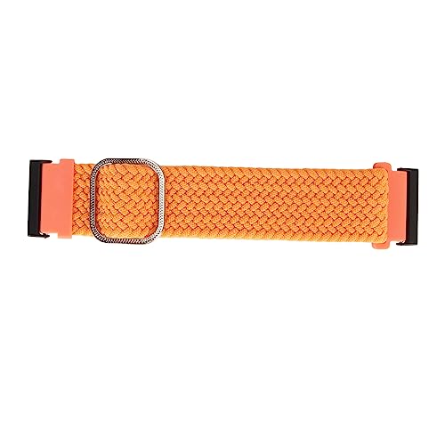 Jopwkuin Uhrenarmband, 24 Mm, Elastische Ersatzschnalle aus Edelstahl, Verstellbar für Sport (Orange) von Jopwkuin