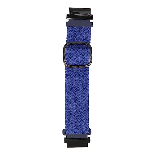 Jopwkuin Uhrenarmband-Ersatz, Verstellbare Größe, Atmungsaktiv, Leicht zu Tragen, Gewebtes Nylon-Uhrenarmband für Fenix ​​​​5S (Dunkelblau) von Jopwkuin