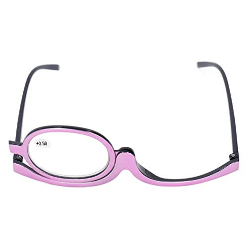 Kosmetikbrille, Herunterklappbare, Flexible Vergrößerungs-Make-up-Brille, Tragbar für Frauen (+3.50) von Jopwkuin