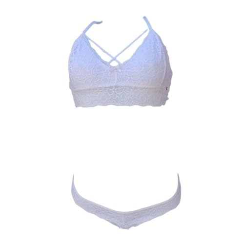 Set Calcinha/Cuecas e Soutien/Sutiã sem Buchsbaum/Push-Up Gabi Lingerie Jopy Branco M von Jopy Lingerie