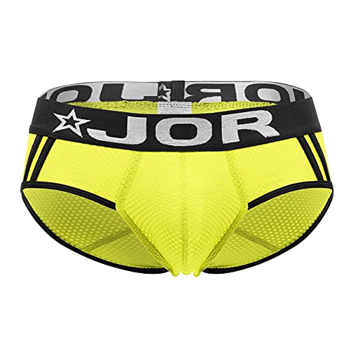 JOR Herren-Slip, Unterwäsche für Herren., Neongrün_style_1336, Large von Jor