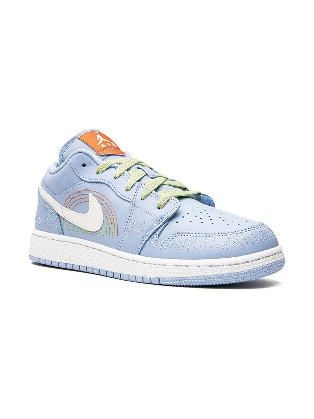 Jordan Kids Air Jordan 1 Blue Stitch Sneakers - Blau von Jordan Kids