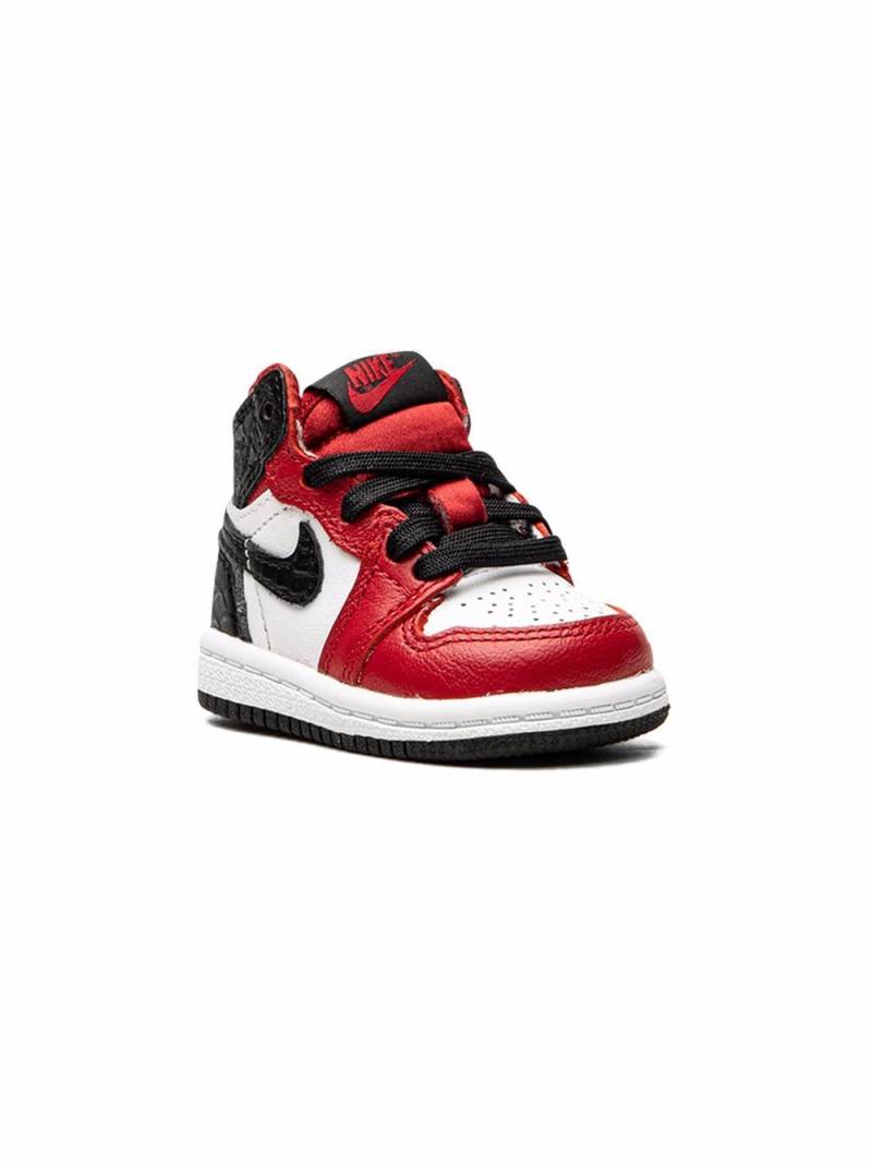 Jordan Kids 'Air Jordan 1 High Retro TD' Sneakers - Rot von Jordan Kids