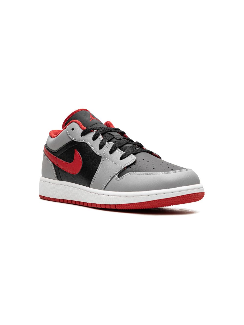 Jordan Kids Air Jordan 1 Low "Black/Fire Red" Sneakers - Schwarz von Jordan Kids