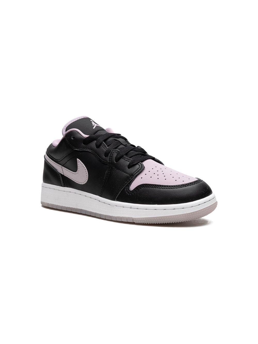 Jordan Kids Air Jordan 1 Low Black/Iced Lilac Sneakers - Schwarz von Jordan Kids