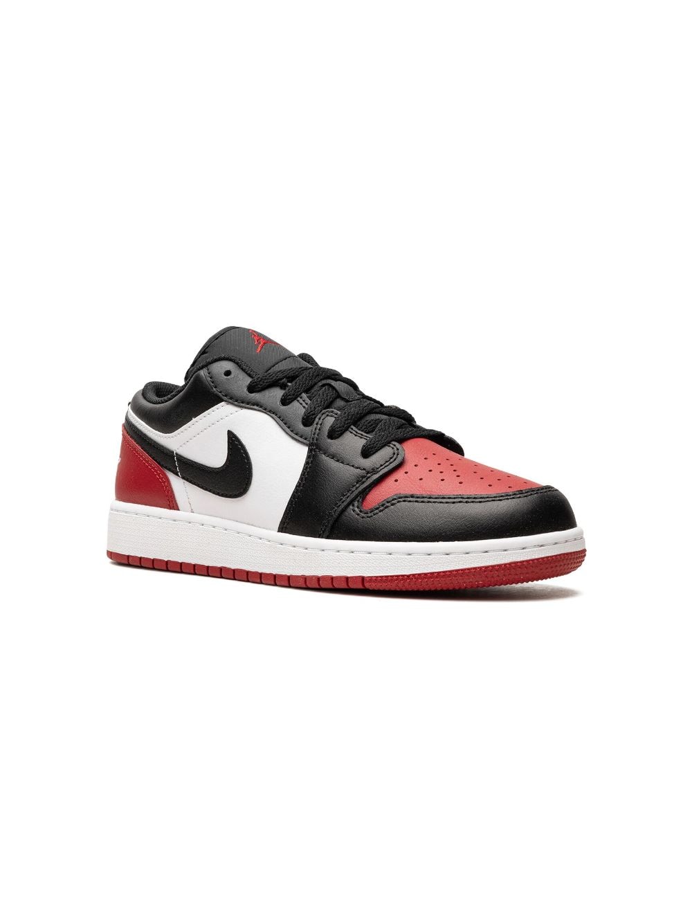 Jordan Kids Air Jordan 1 Low Bred Toe Sneakers - Weiß von Jordan Kids