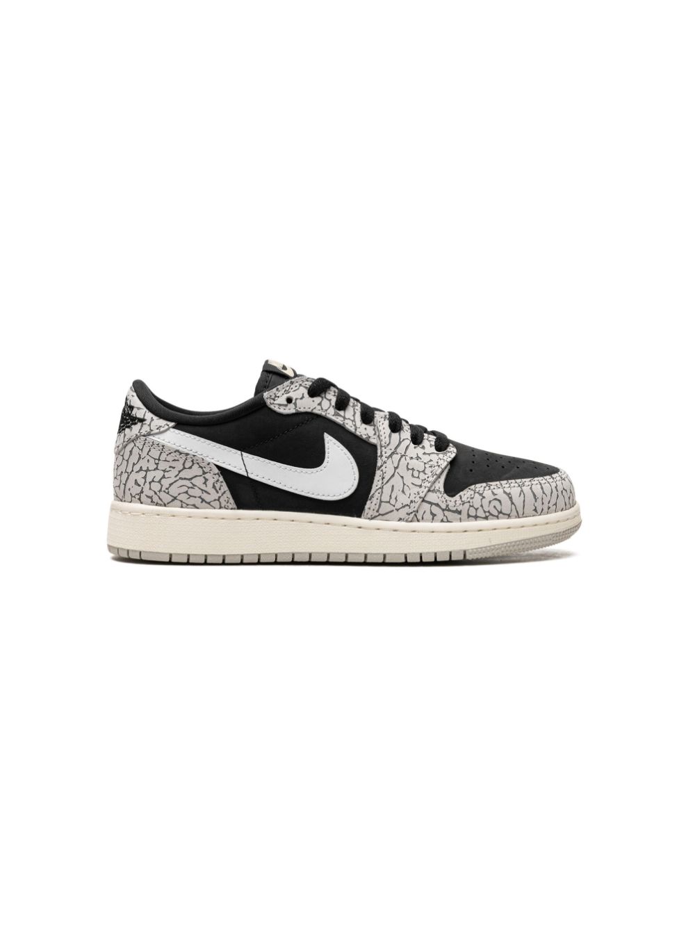 Jordan Kids Air Jordan 1 Low GS Elephant Print Sneakers - Grau von Jordan Kids