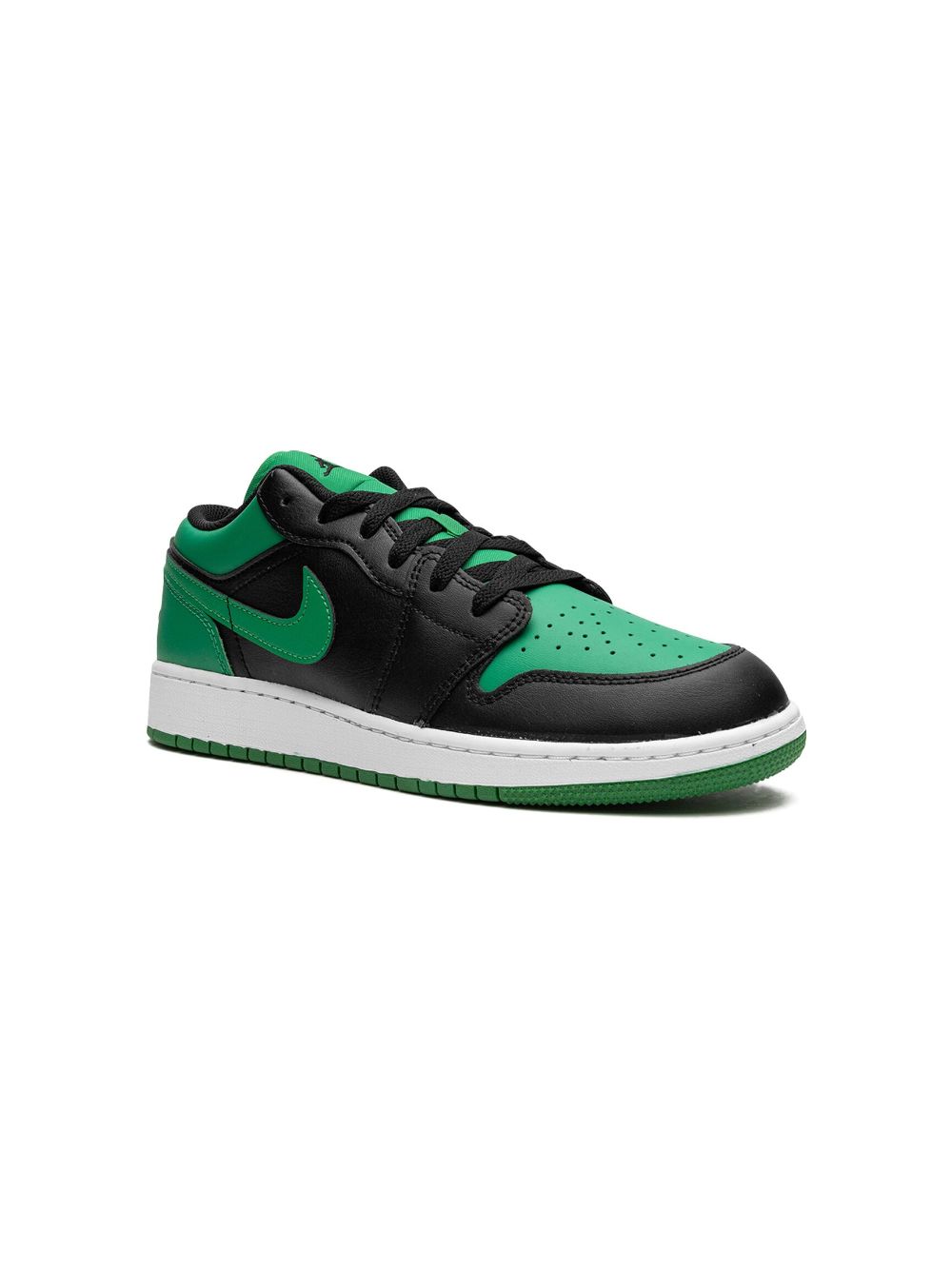 Jordan Kids Air Jordan 1 Low Lucky Green Sneakers - Schwarz von Jordan Kids